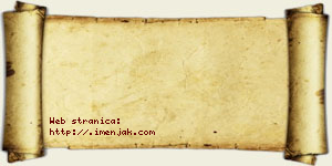 Aćim Janjić vizit kartica